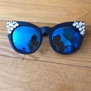 Custom rhinestone sunglasses